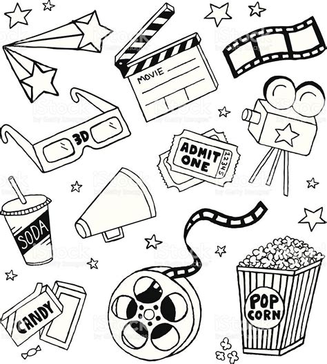 movie drawings easy